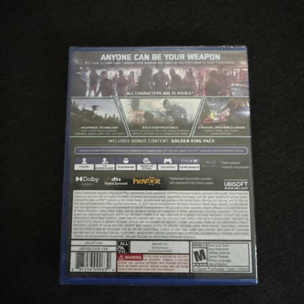 Watch Dogs Legion (Sony Playstation 4, PS4) Brand New Factory Sealed